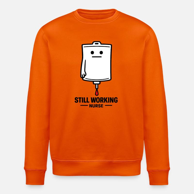 Infirmière toujours active - Sweat bio ROLLER Stanley/Stella Unisexe - orange profond