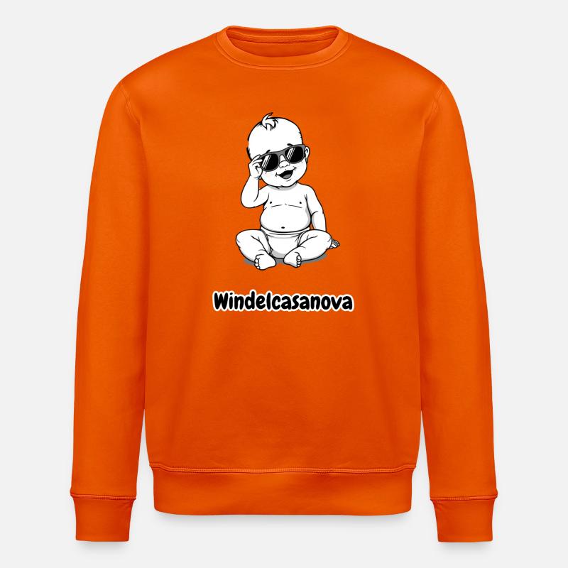 Windel Casanova - Stanley/Stella Unisex Bio-Sweatshirt ROLLER - Tieforange