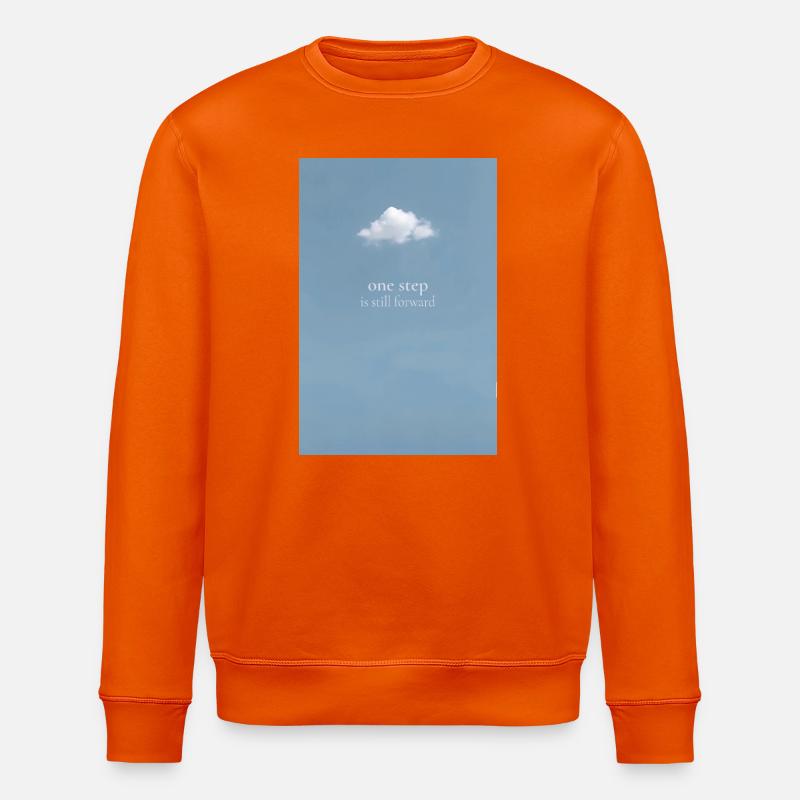 One step remains Forward - Stanley/Stella ROLLER Unisex Organic Sweatshirt - bright orange