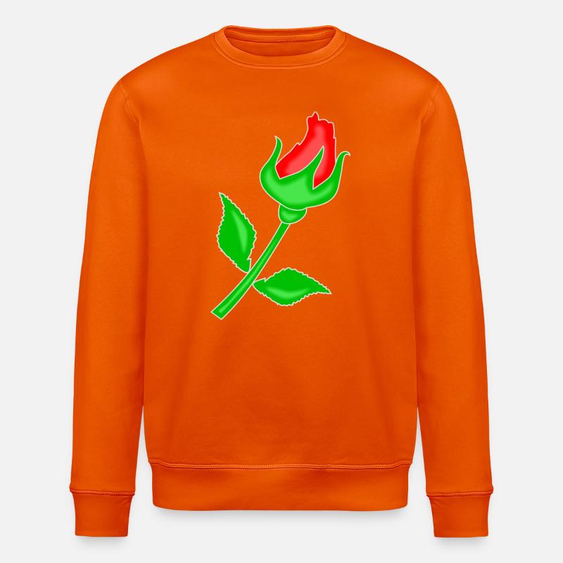 Rose rot - Stanley/Stella Unisex Bio-Sweatshirt ROLLER - Tieforange
