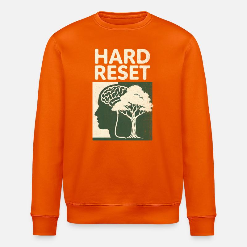 Réinitialisation complète - Sweat bio ROLLER Stanley/Stella Unisexe - orange profond