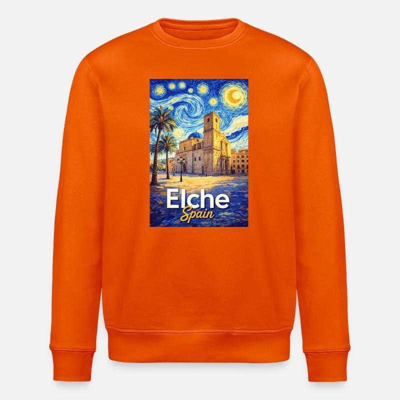 Elche Spain - Stanley/Stella Unisex Bio-Sweatshirt ROLLER - Tieforange