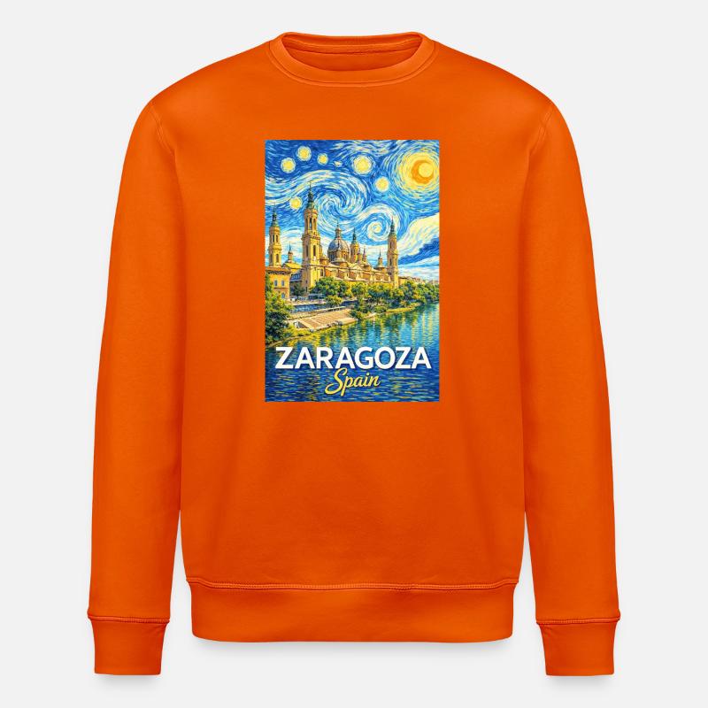 Zaragoza Spain - Stanley/Stella Unisex Bio-Sweatshirt ROLLER - Tieforange