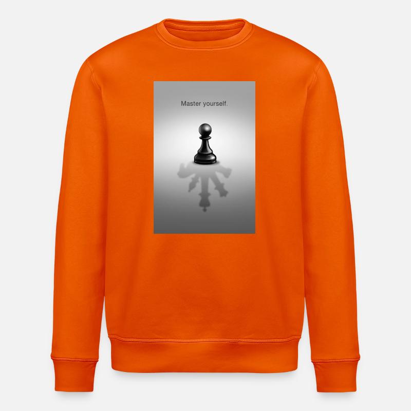 Master Yourself Minimal Mindset Design - Sweat bio ROLLER Stanley/Stella Unisexe - orange profond