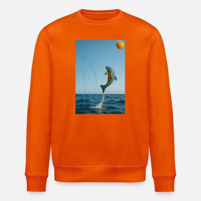 Meeresphantasie - Stanley/Stella Unisex Bio-Sweatshirt ROLLER - Tieforange