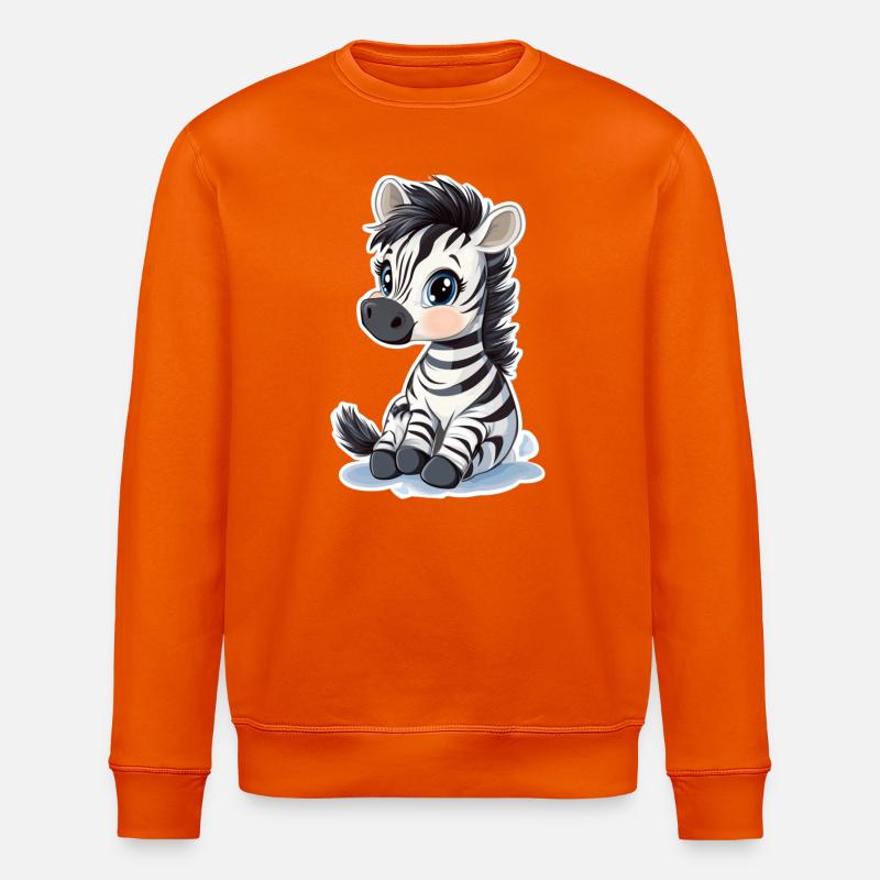 Zebra - Stanley/Stella Unisex Bio-Sweatshirt ROLLER - Tieforange