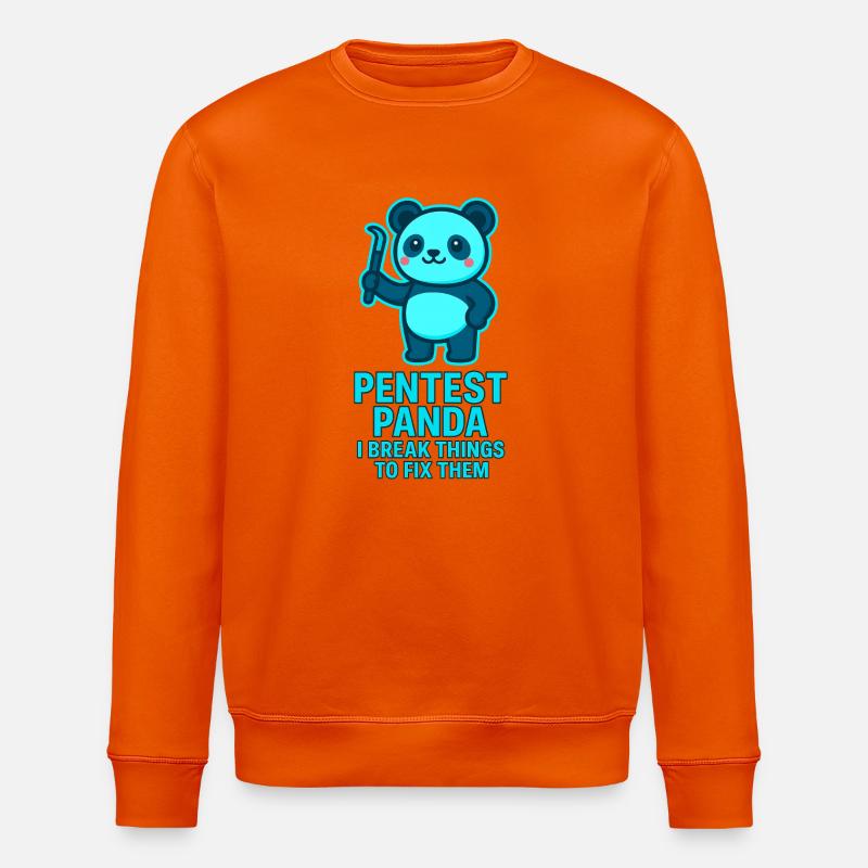 Pentest Panda: Fixing Errors - Stanley/Stella ROLLER Unisex Organic Sweatshirt - bright orange