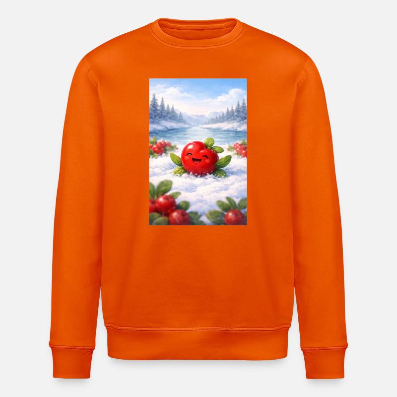Priselbeere - Geschenke des Weiten Nordens - Stanley/Stella Unisex Bio-Sweatshirt ROLLER - Tieforange