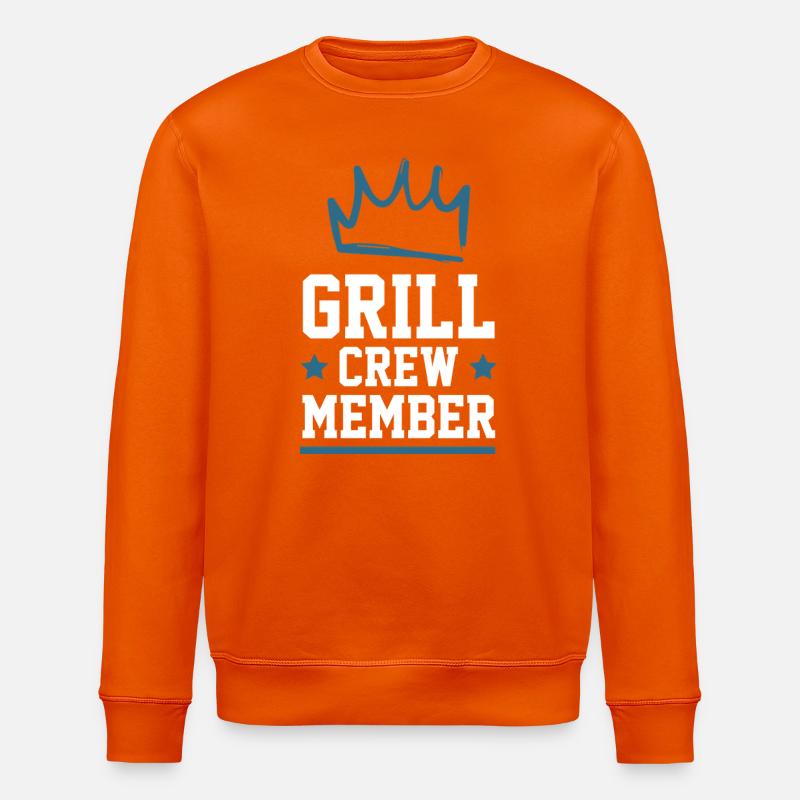 Équipe de grillades - Sweat bio ROLLER Stanley/Stella Unisexe - orange profond
