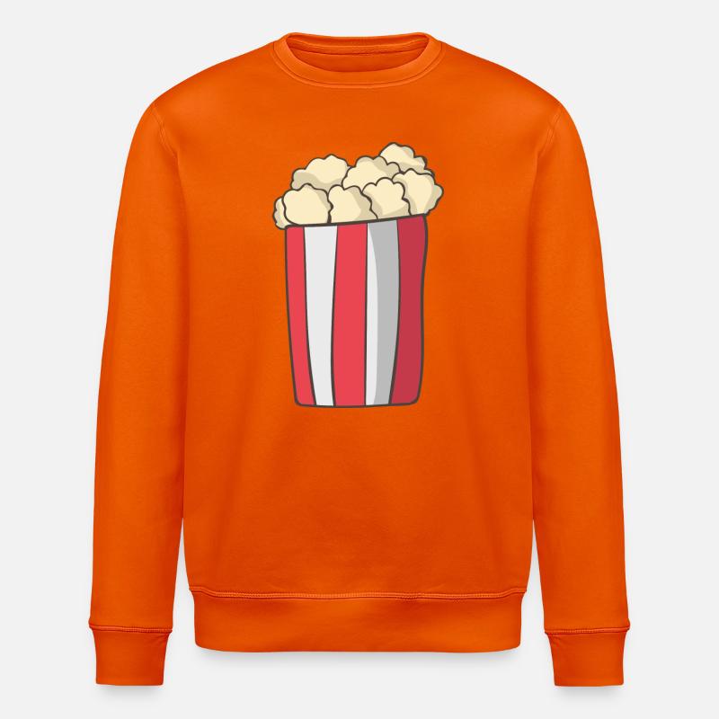 Popcorn - Stanley/Stella ROLLER Unisex Organic Sweatshirt - bright orange