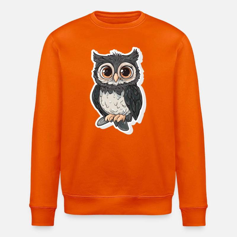 Eule - Stanley/Stella Unisex Bio-Sweatshirt ROLLER - Tieforange