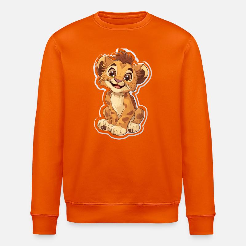 Löwe - Stanley/Stella Unisex Bio-Sweatshirt ROLLER - Tieforange