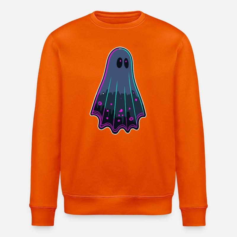 Fantôme néon silhouette mystique - Sweat bio ROLLER Stanley/Stella Unisexe - orange profond