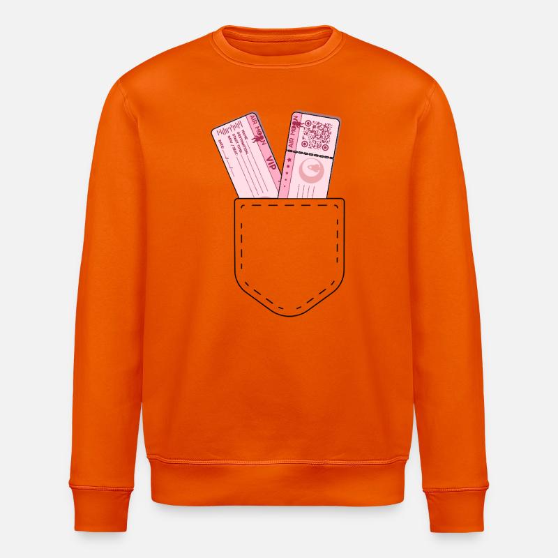 LUFTMOND - Stanley/Stella Unisex Bio-Sweatshirt ROLLER - Tieforange