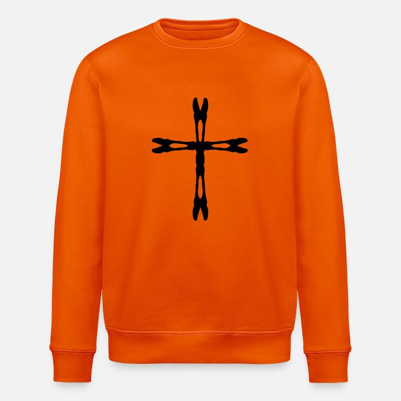 cross x_vec_1 enfr - Sweat bio ROLLER Stanley/Stella Unisexe - orange profond