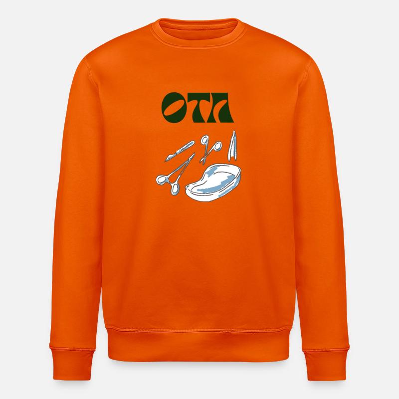 Operationstechnische Assistenz Logo  - Stanley/Stella Unisex Bio-Sweatshirt ROLLER - Tieforange