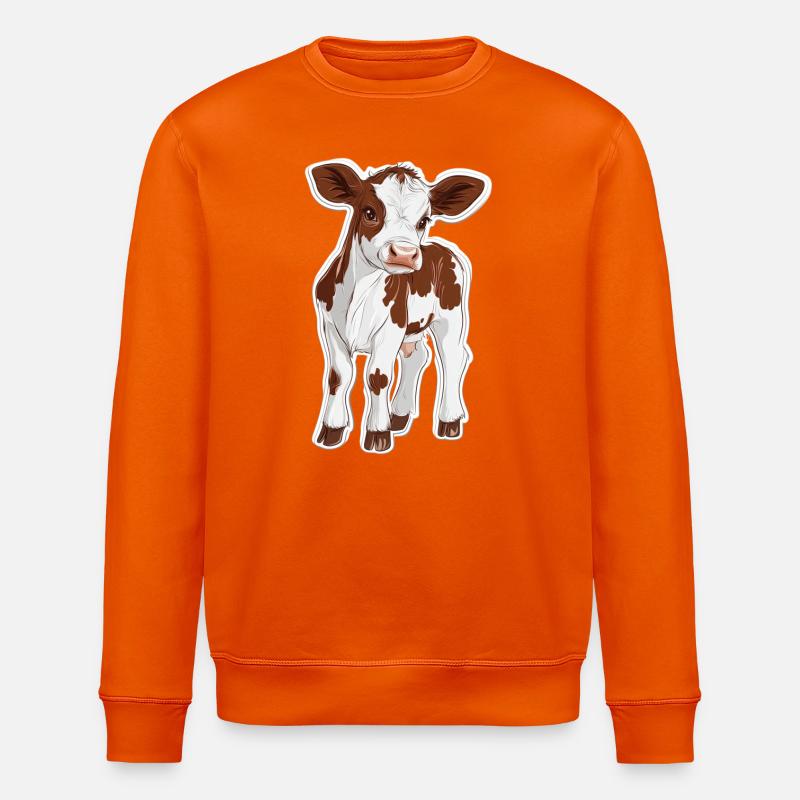 Kuh - Stanley/Stella Unisex Bio-Sweatshirt ROLLER - Tieforange