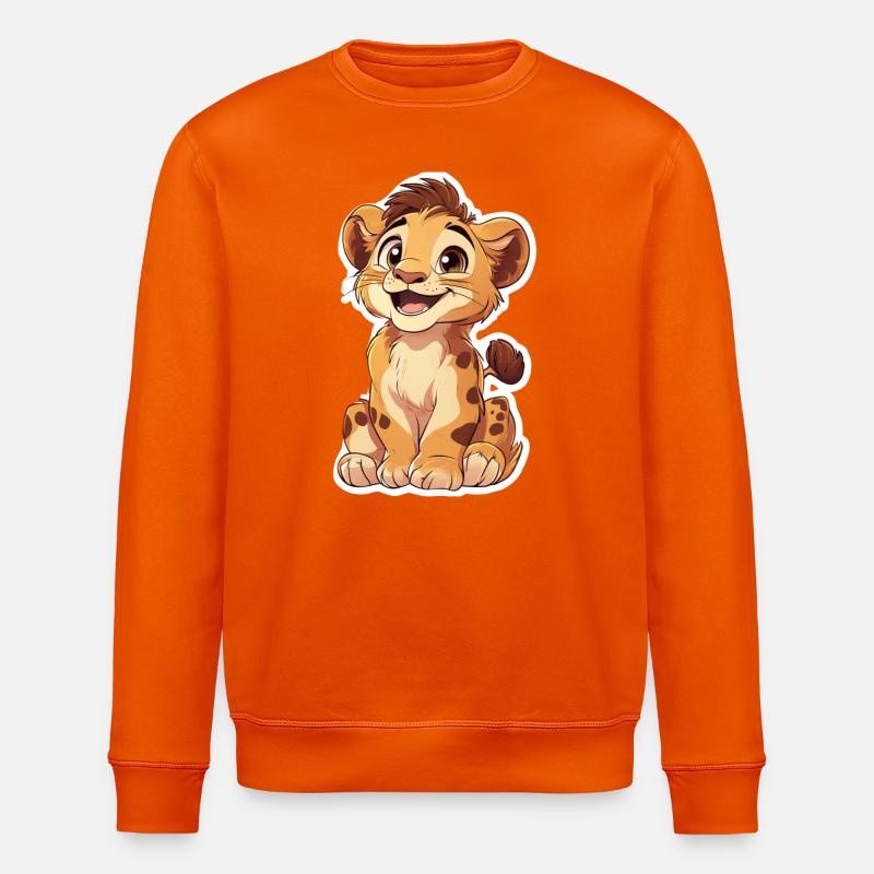 Löwe - Stanley/Stella Unisex Bio-Sweatshirt ROLLER - Tieforange