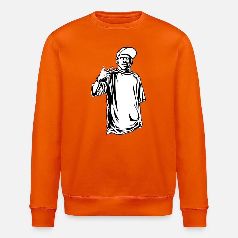 Gangster Rapper - Stanley/Stella Unisex Bio-Sweatshirt ROLLER - Tieforange