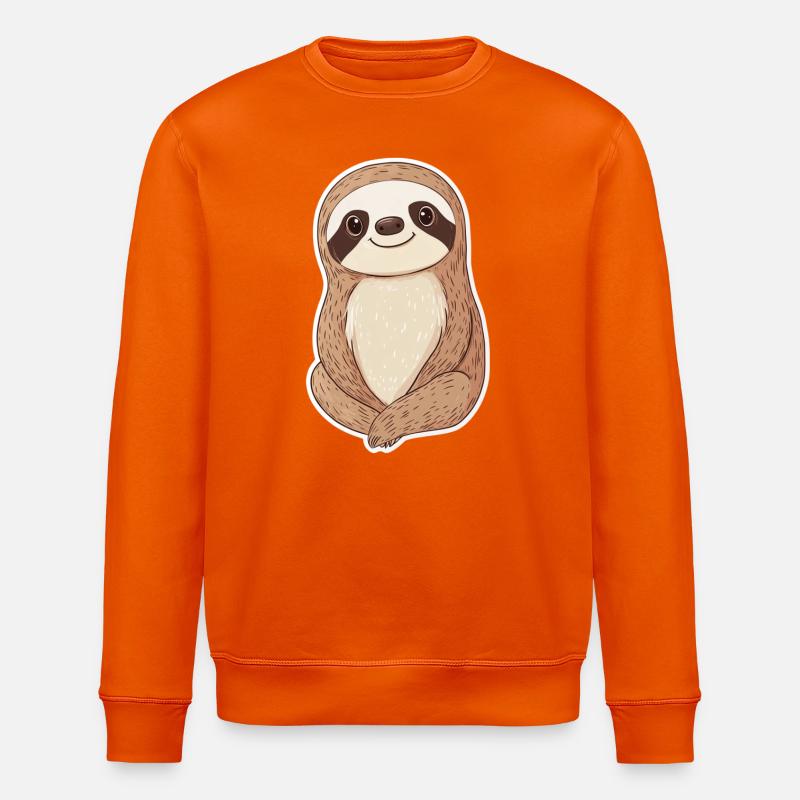 Faultier - Stanley/Stella Unisex Bio-Sweatshirt ROLLER - Tieforange