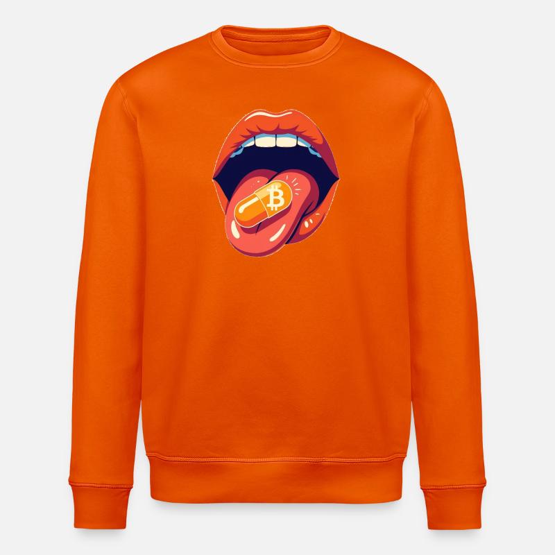 Bitcoin Orangepill Basic - Sweat bio ROLLER Stanley/Stella Unisexe - orange profond