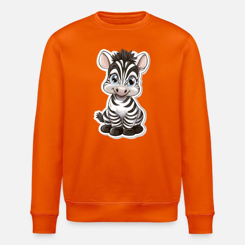 Zebra - Stanley/Stella Unisex Bio-Sweatshirt ROLLER - Tieforange