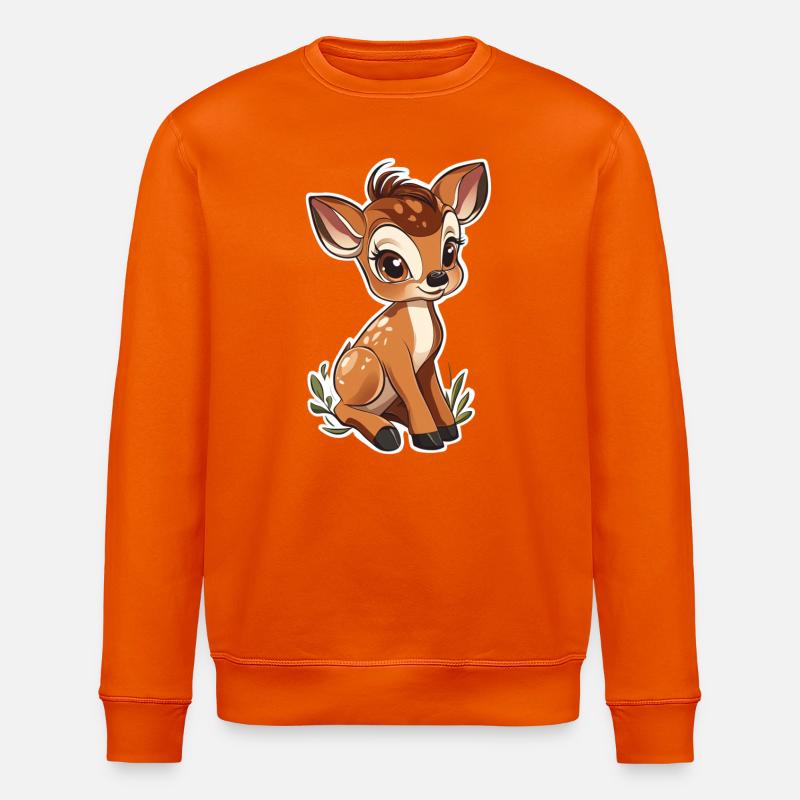 Reh - Stanley/Stella Unisex Bio-Sweatshirt ROLLER - Tieforange