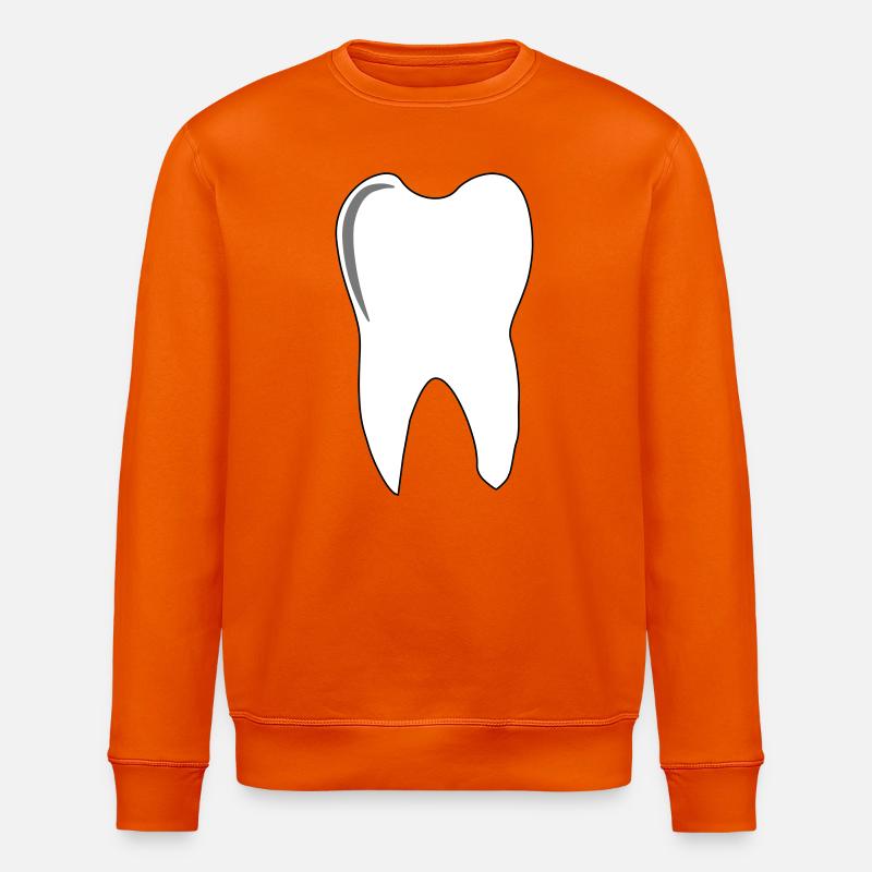 Backenzahn - Stanley/Stella Unisex Bio-Sweatshirt ROLLER - Tieforange