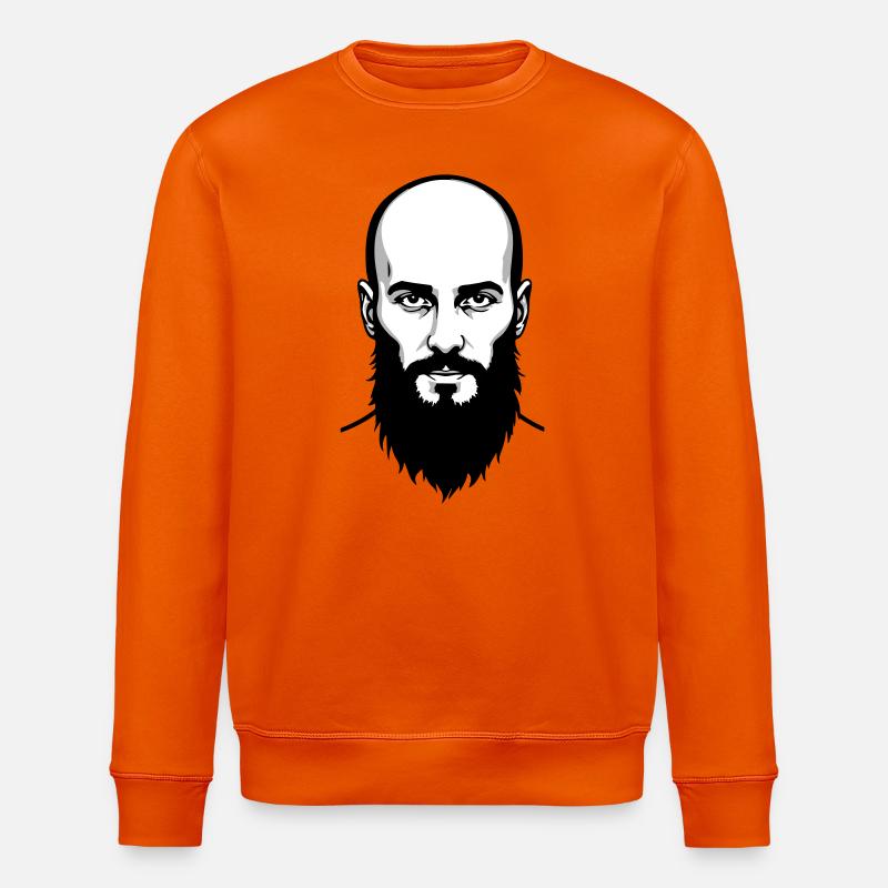 Tschetschenischer Held - Stanley/Stella Unisex Bio-Sweatshirt ROLLER - Tieforange