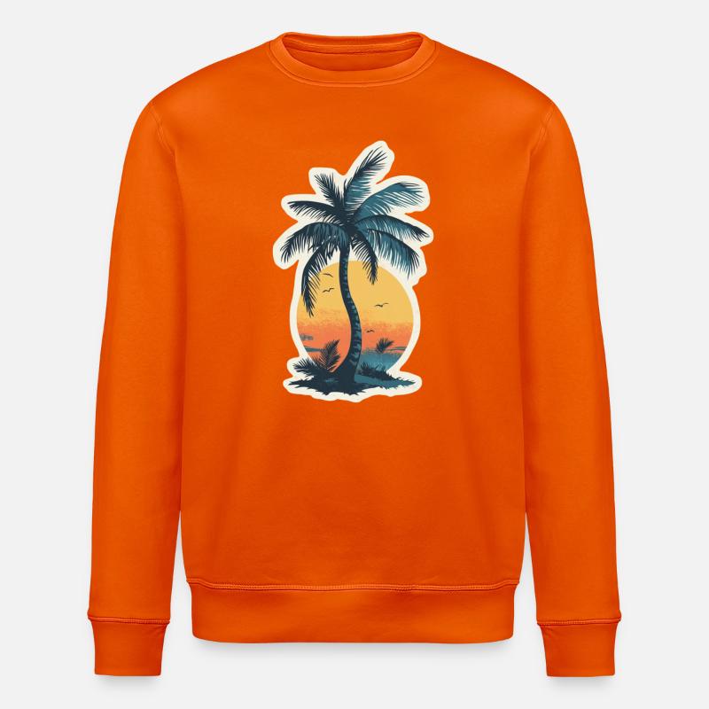 Palme - Stanley/Stella Unisex Bio-Sweatshirt ROLLER - Tieforange