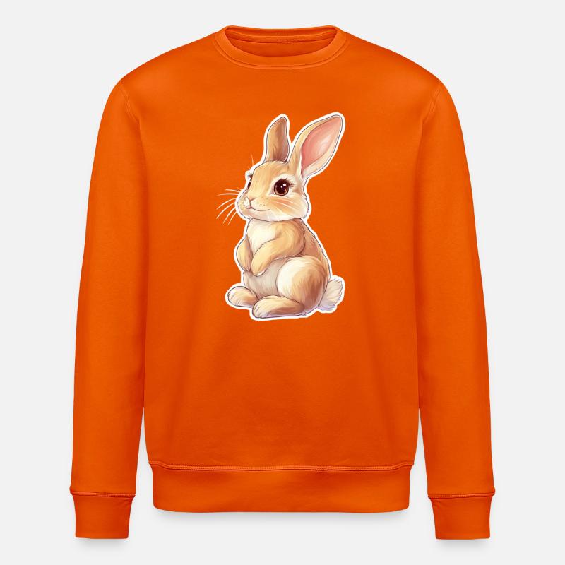 Hase - Stanley/Stella Unisex Bio-Sweatshirt ROLLER - Tieforange