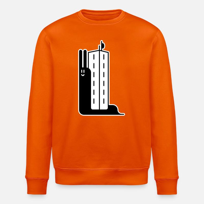 Block Snail - Stanley/Stella Unisex Bio-Sweatshirt ROLLER - Tieforange