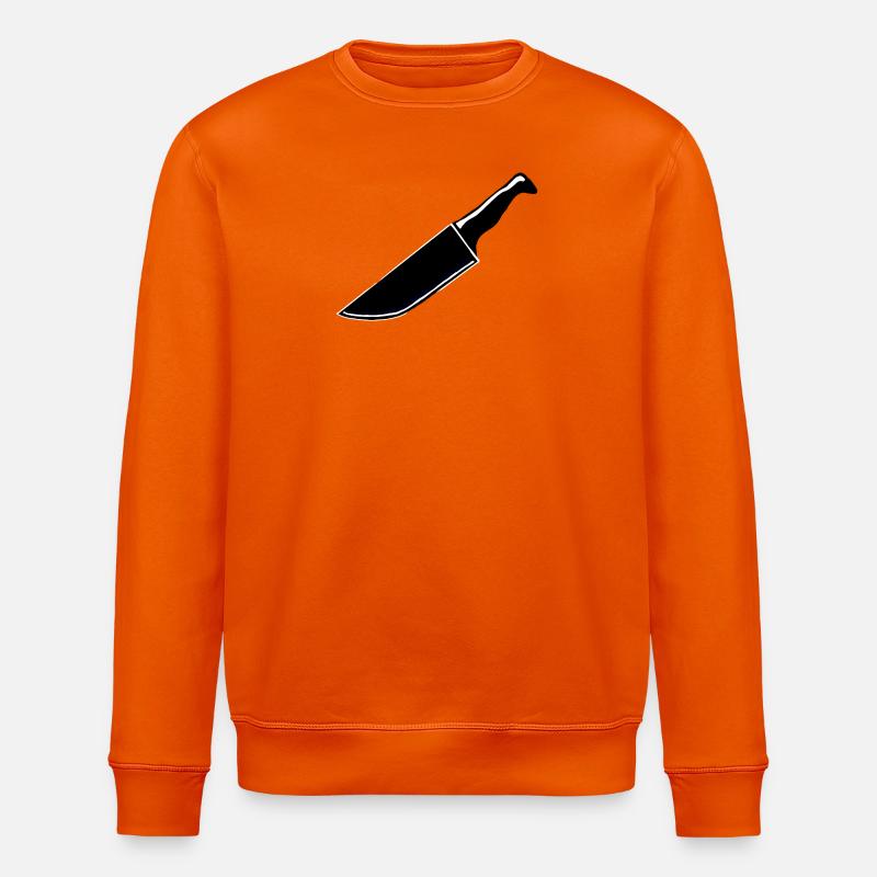 Couteau bien aiguisé - Sweat bio ROLLER Stanley/Stella Unisexe - orange profond