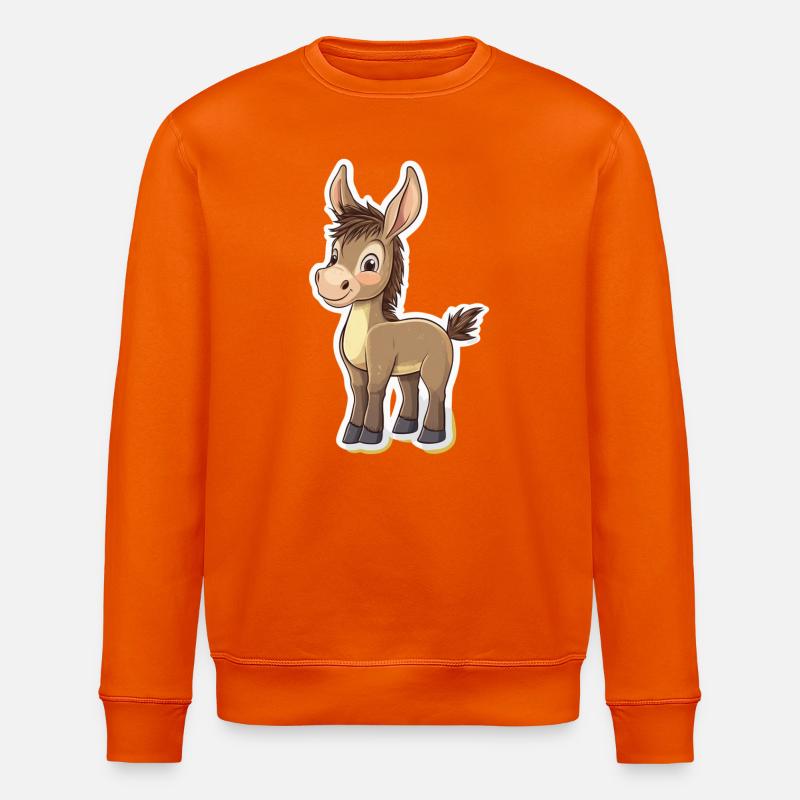 Esel - Stanley/Stella Unisex Bio-Sweatshirt ROLLER - Tieforange