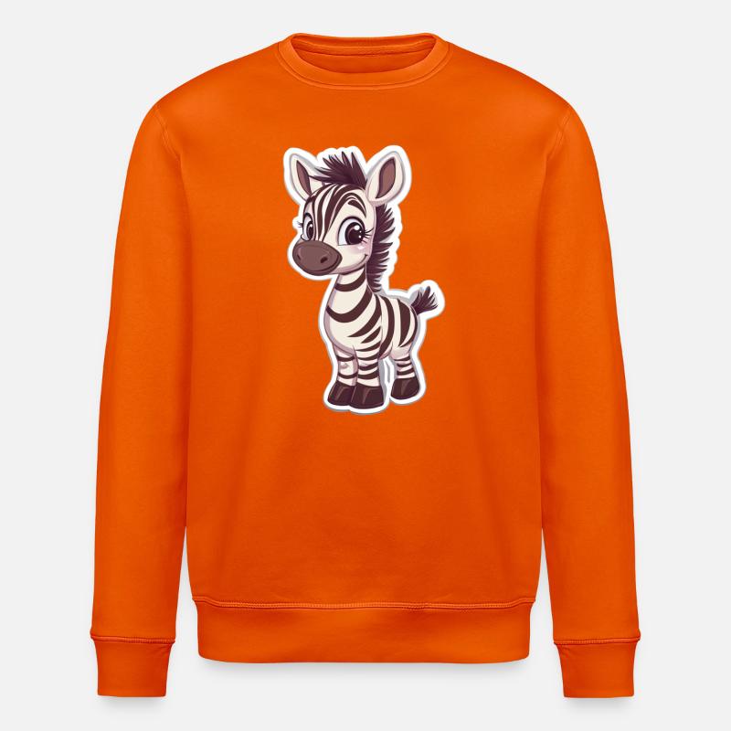 Zebra - Stanley/Stella Unisex Bio-Sweatshirt ROLLER - Tieforange
