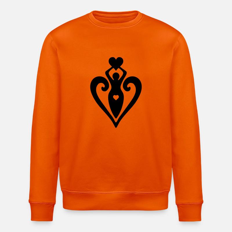 goddess, pagan - Stanley/Stella Unisex Bio-Sweatshirt ROLLER - Tieforange