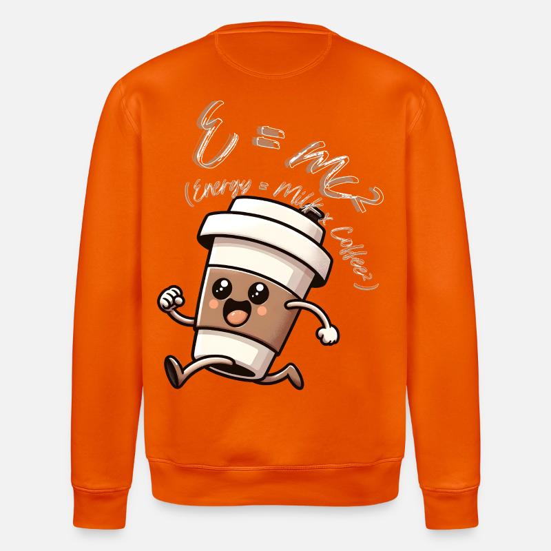 E-mc2 - Stanley/Stella Unisex Bio-Sweatshirt ROLLER - Tieforange