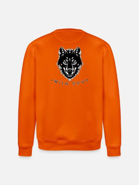 Wilde Natur - Stanley/Stella Unisex Bio-Sweatshirt ROLLER - Tieforange