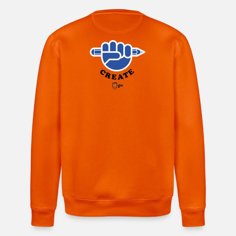 Create ! Dos - Sweat bio ROLLER Stanley/Stella Unisexe - orange profond