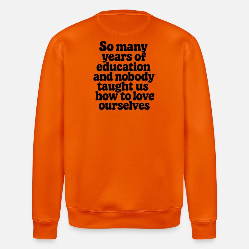 Selbstliebe 2 - Stanley/Stella Unisex Bio-Sweatshirt ROLLER - Tieforange