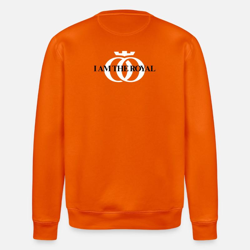 ICH BIN DER KÖNIG – Oppoline Kollektion - Stanley/Stella Unisex Bio-Sweatshirt ROLLER - Tieforange