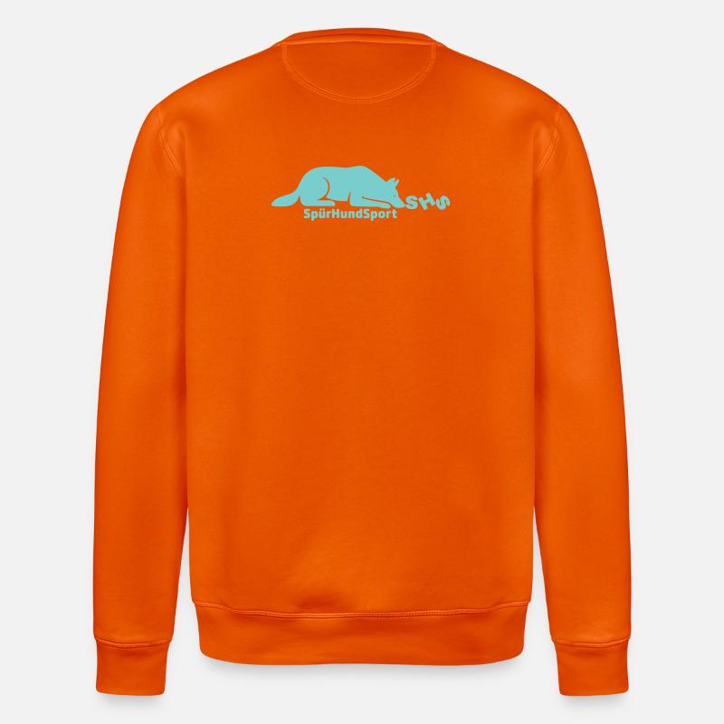 Logo SHS à la monnaie - Sweat bio ROLLER Stanley/Stella Unisexe - orange profond