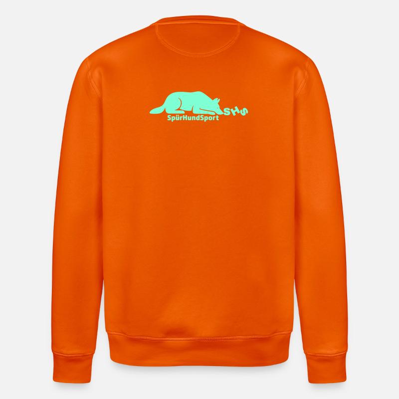 SHS Logo aquamarin - Stanley/Stella Unisex Bio-Sweatshirt ROLLER - Tieforange