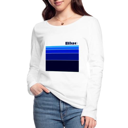 Blue - Stanley/Stella Frauen Bio-Langarmshirt