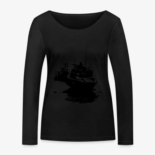 Combat Boat 90 - Stridsbåt 90 - Ekologisk långärmad T-shirt dam från Stanley & Stella