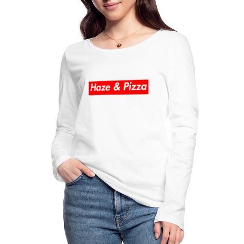 Haze & Pizza - Frauen Bio-Langarmshirt von Stanley & Stella