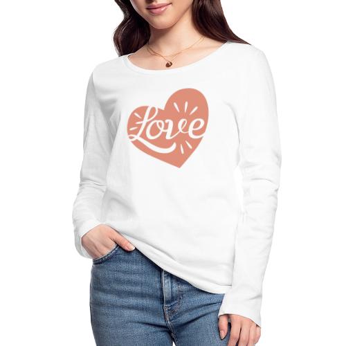 Love // Liebe - Stanley/Stella Frauen Bio-Langarmshirt