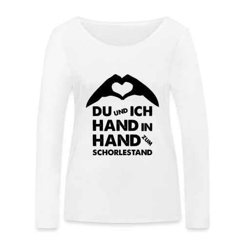 Hand in Hand zum Schorlestand / Gruppenshirt - Stanley/Stella Frauen Bio-Langarmshirt