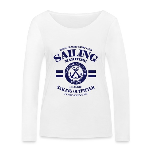 Maritime Sailing - Frauen Bio-Langarmshirt von Stanley & Stella