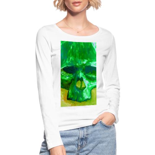 Green Skull - Vrouwen bio shirt met lange mouwen van Stanley & Stella
